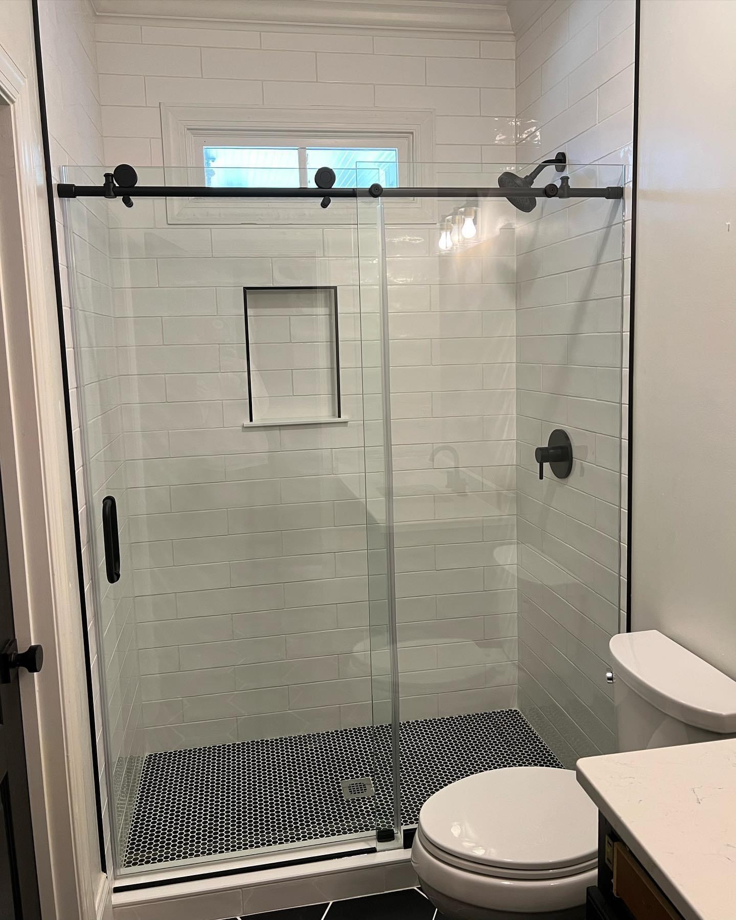 Hallway bathroom