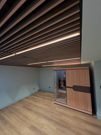 How to transform an unfinished basement into a custom living space
